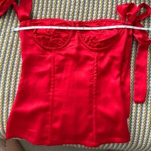 Lioness red corset top